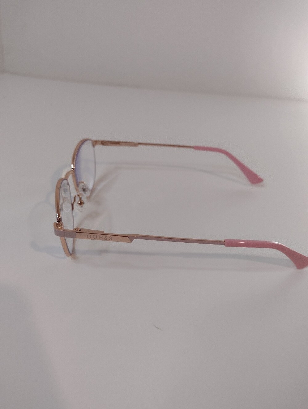 Guess Kids Pink Metal Rim Eyeglasses - Picture 6 of 16